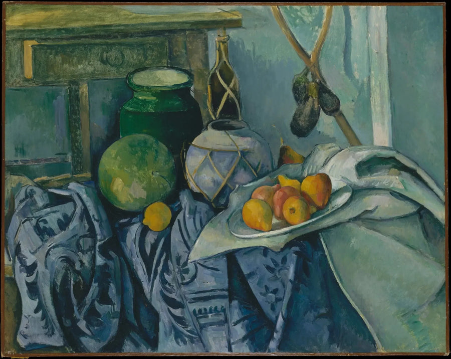 Kuolema-asetelma munakoisoilla - Paul Cézanne