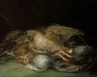 Kuollut luonto sorsilla - Francisco de Goya