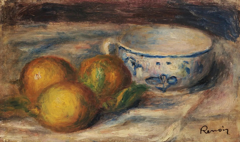 Still Life with Lemons and a Cup - Pierre-Auguste Renoir