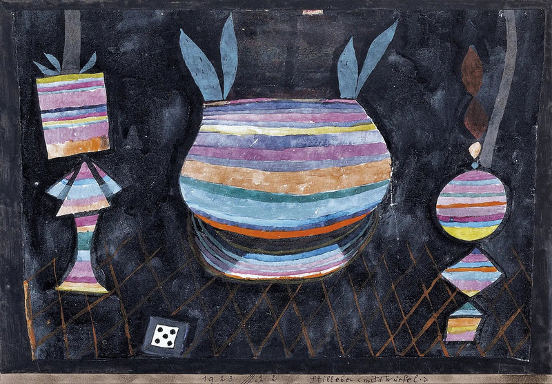 Still Life with Dice - Paul Klee