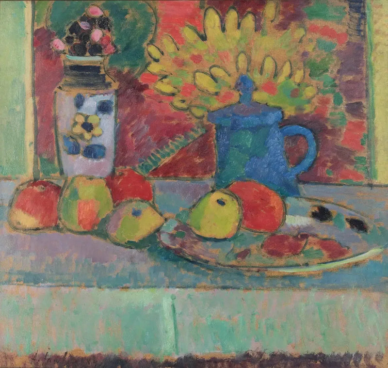 Kukka- ja hedelmäasetelma - Alexej von Jawlensky