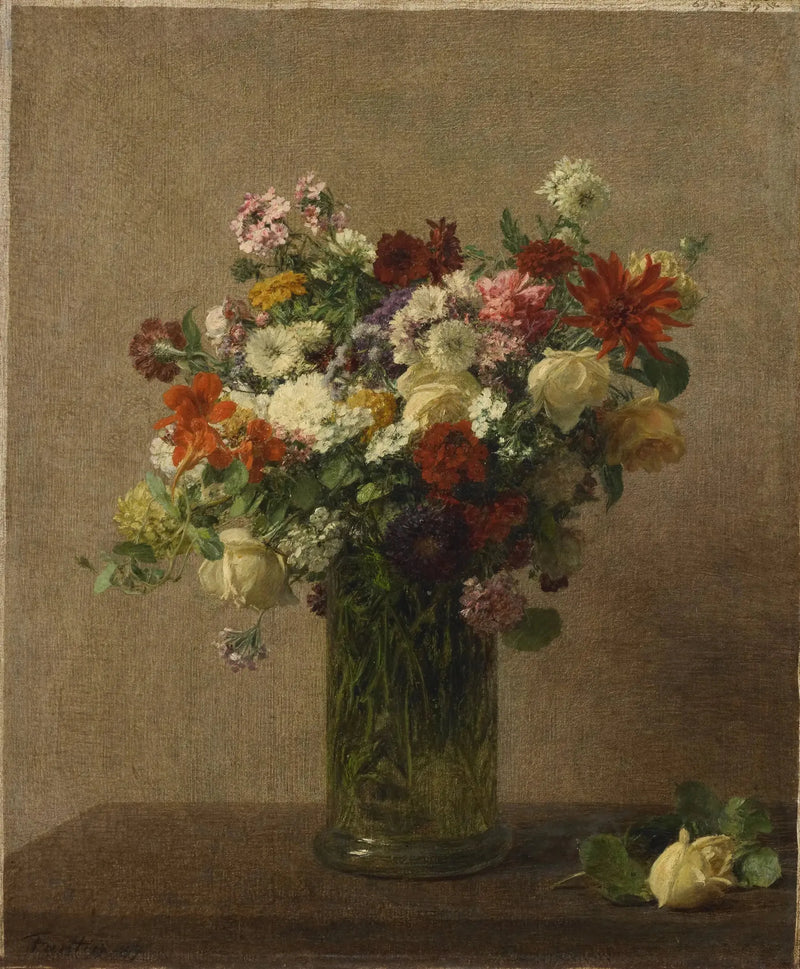 Kukka- ja hedelmäasetelma SK-A-2895 - Henri Fantin-Latour