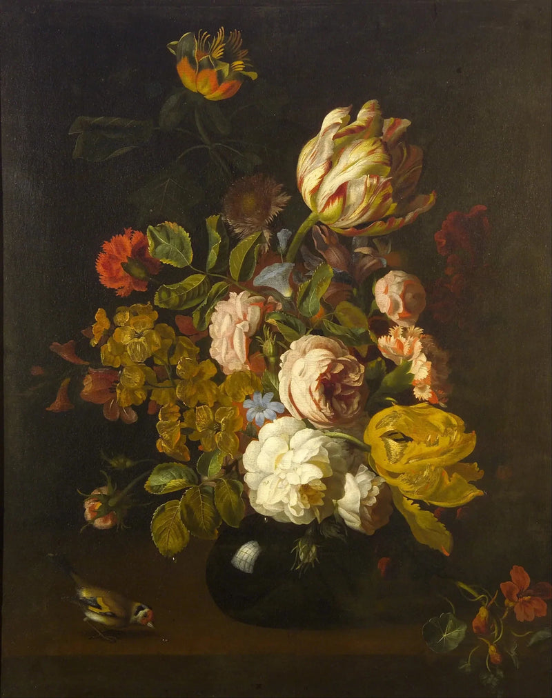 Kukka- ja asetelma-maalauksen still life - Tobias Stranover