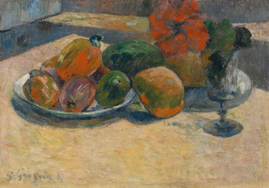 Mangot ja hibiskuskukka - Paul Gauguin