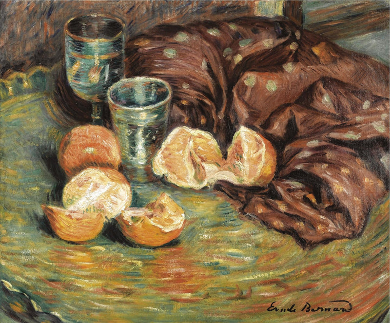 Appelsiinien asetelma - Émile Bernard
