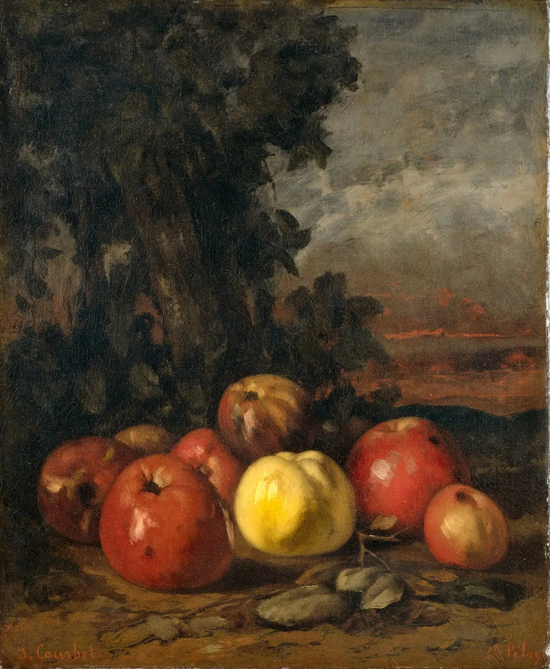 Omakuva omenilla - Gustave Courbet