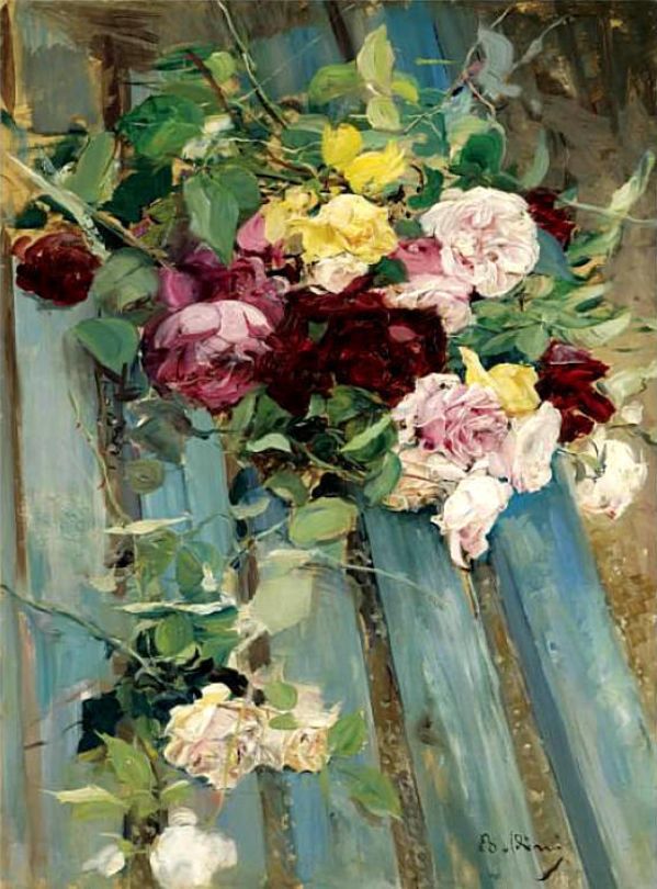 Ruusuinen asetelma - Giovanni Boldini
