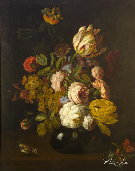 Nature morte avec des fleurs - Tobias Stranover - Reproductions de tableaux et peintures haut de gamme