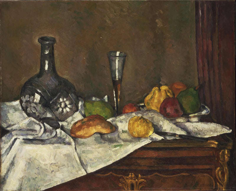Kuolemanluonto jälkiruoan kanssa - Paul Cézanne