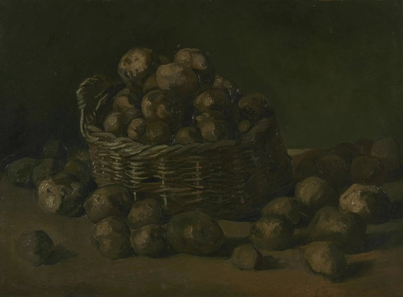 Still life with a basket of potatoes - Vincent van Gogh