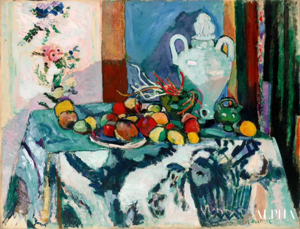 Nature Morte Bleue - Matisse - Reproductions de tableaux et peintures haut de gamme