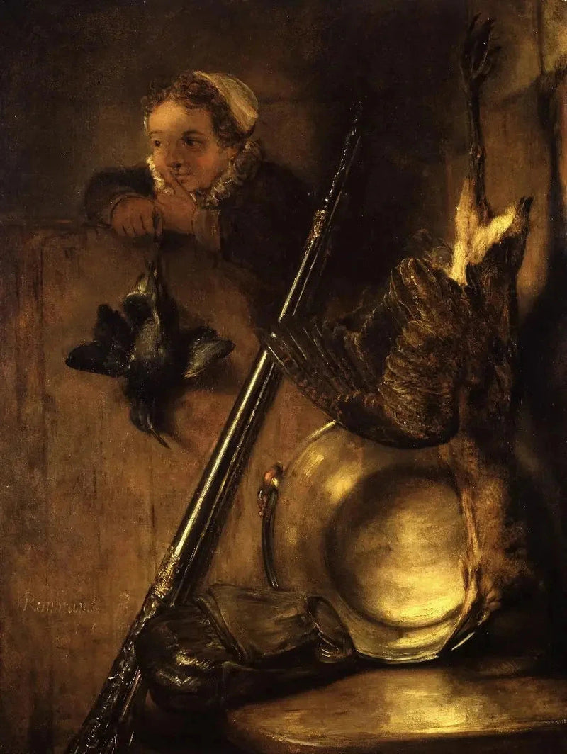 Metsästyksen still-elämä - Rembrandt