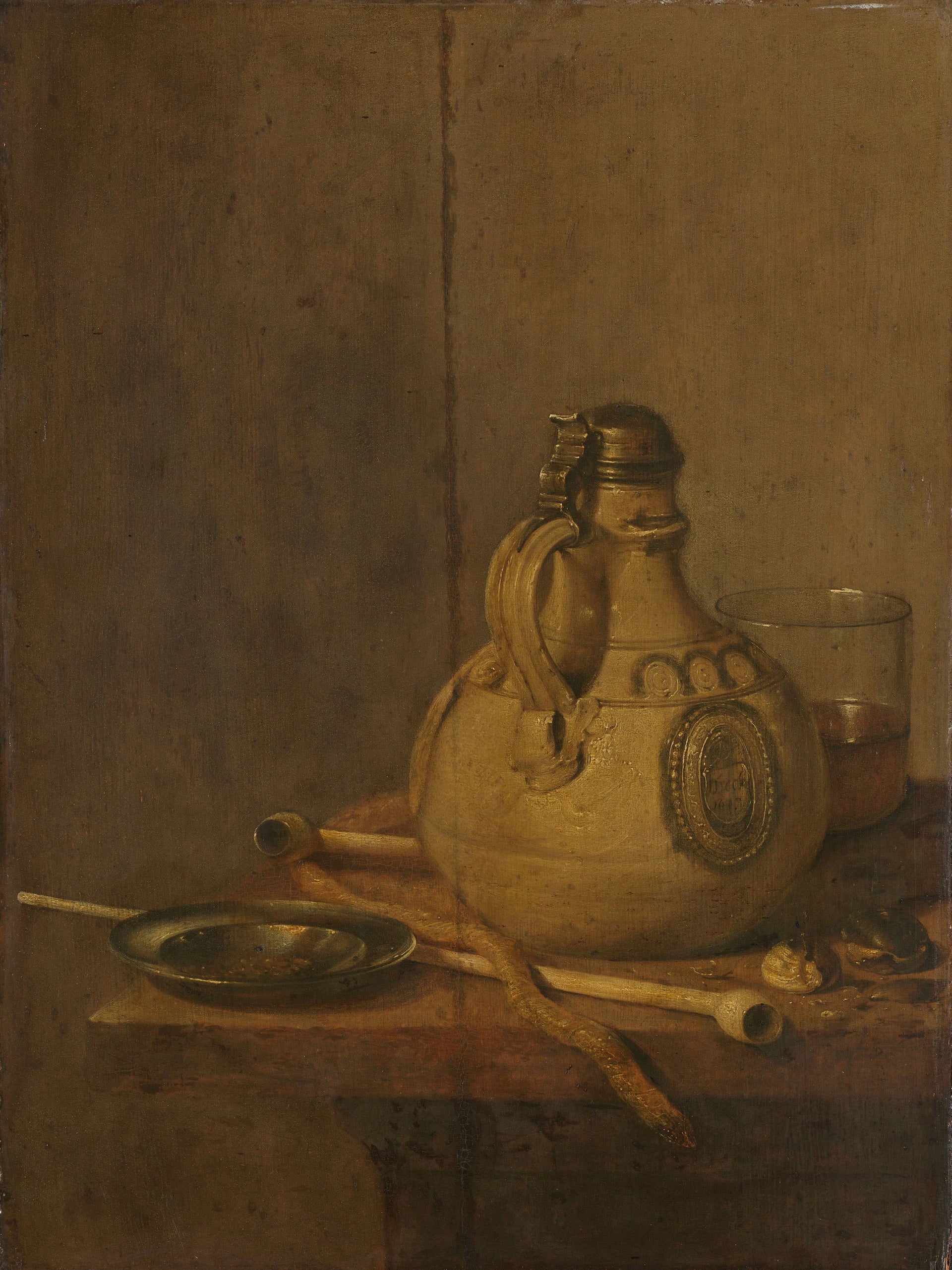 Nature morte à la cruche en grès - Jan Treck