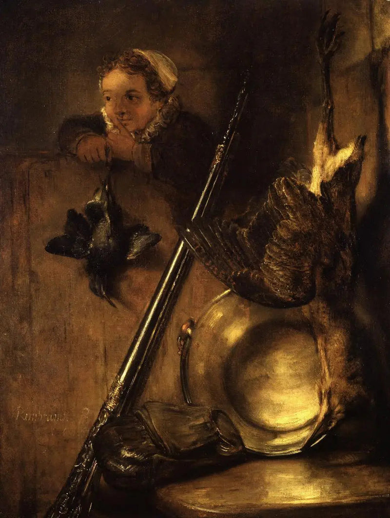 Metsästyksen still-elämä - Rembrandt