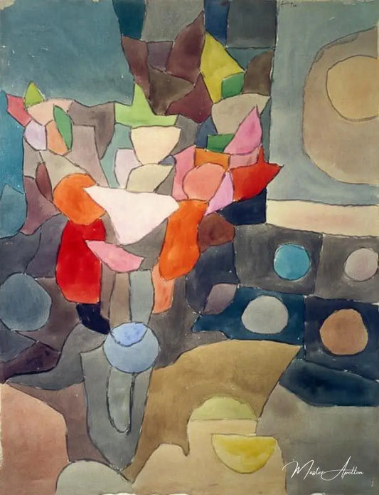 nature morte de glaïeuls - Paul Klee - Reproductions de tableaux et peintures haut de gamme