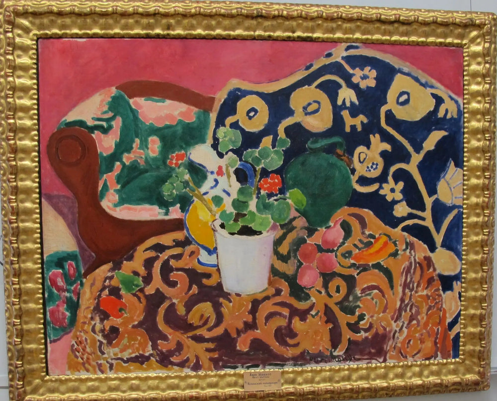 Reproduction du tableau « Nature morte espagnole - Henri Matisse » par Alpha Reproduction en peinture à l’huile