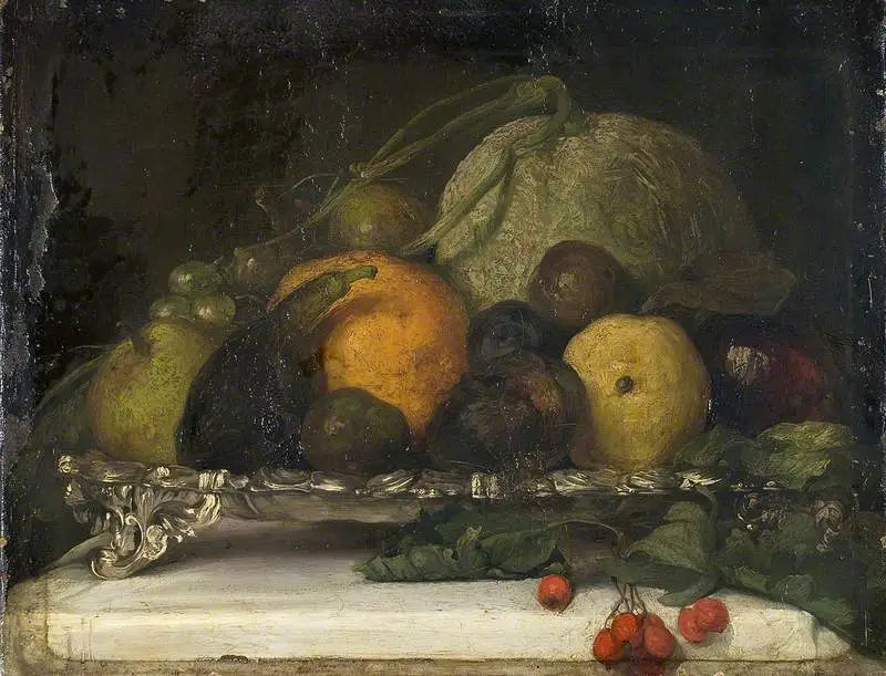 Still life, hedelmiä - Frederic Leighton