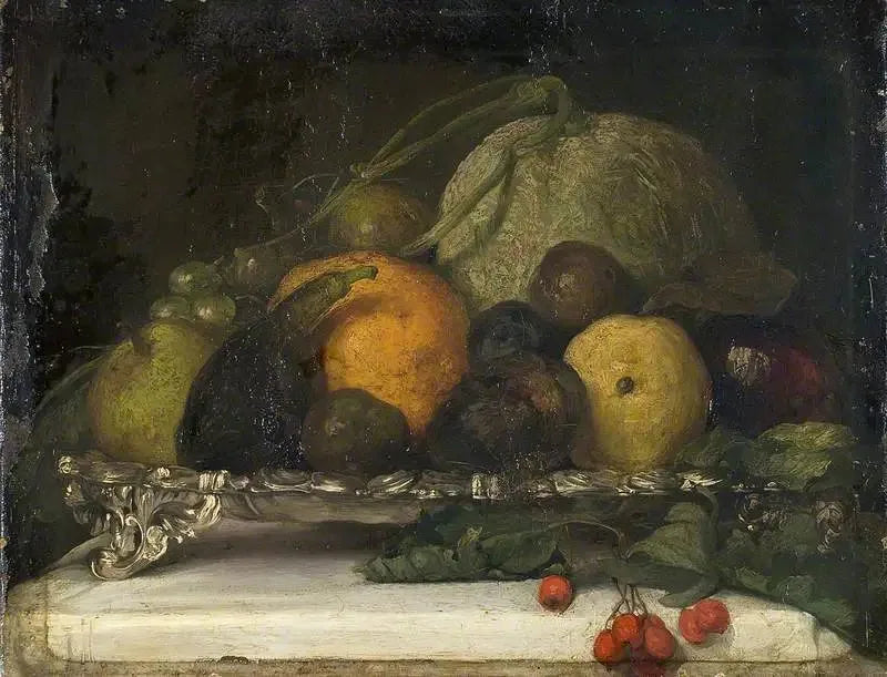 Still life, hedelmiä - Frederic Leighton
