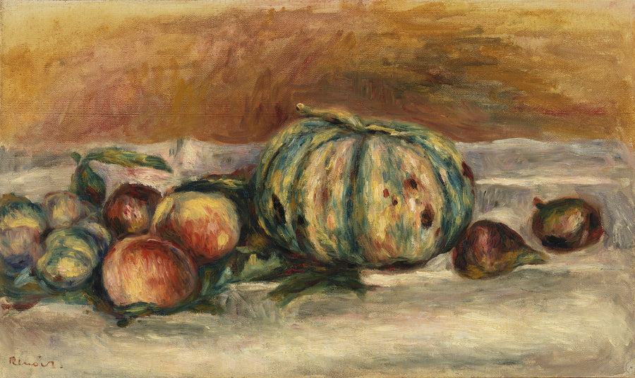 Meloni stillife - Pierre-Auguste Renoir