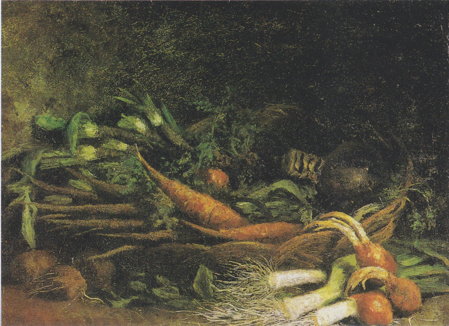 Still Life with a Basket of Vegetables - Vincent van Gogh
