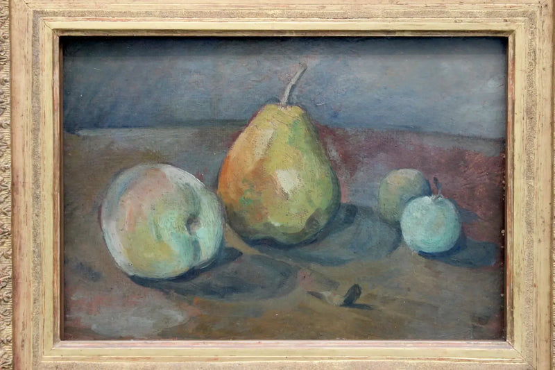 Kuolemanluonto, päärynät ja vihreät omenat - Paul Cézanne