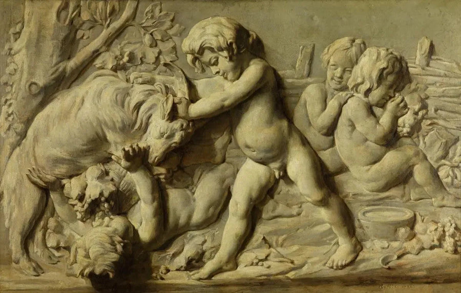 Stillleben mit dem Basrelief Herbst von Bouchardon - Jean Siméon Chardin