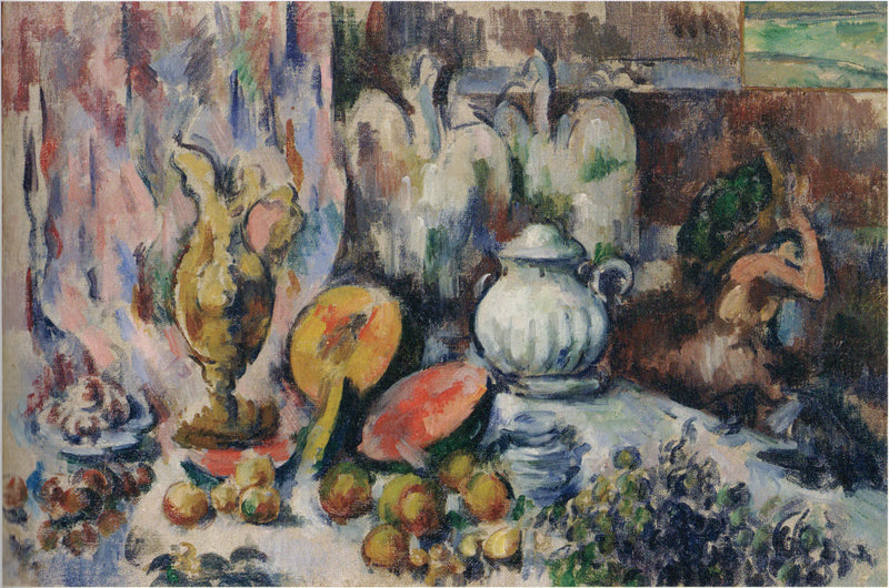 Still Life - Banquet Table - Paul Cézanne
