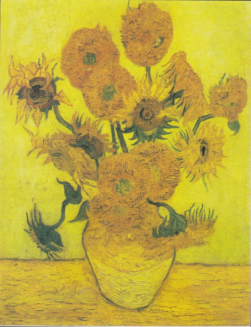 Still life: Maljakko, jossa on viisitoista auringonkukkaa - Vincent van Gogh