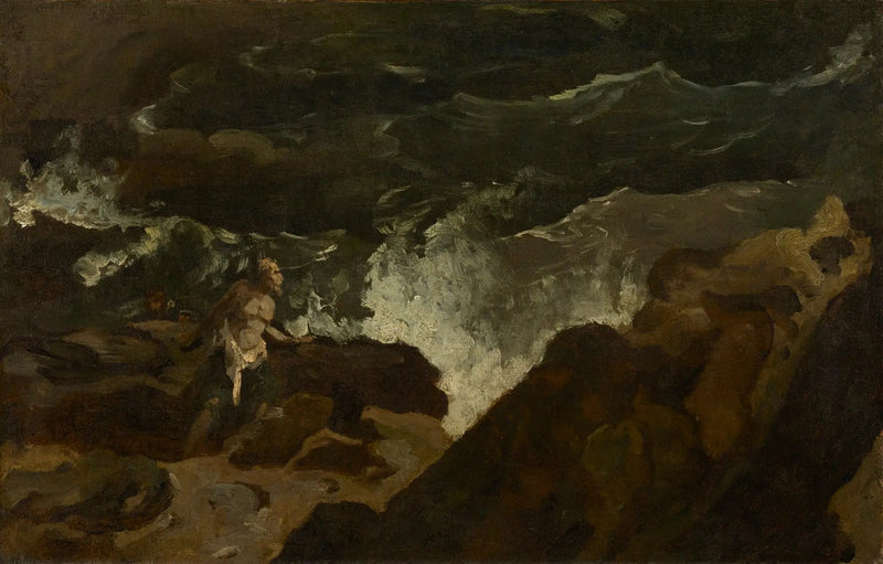 Haaksirikkoutunut rannalla (Mylläkkä) - Théodore Géricault