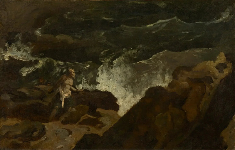 Haaksirikkoutunut rannalla (Mylläkkä) - Théodore Géricault
