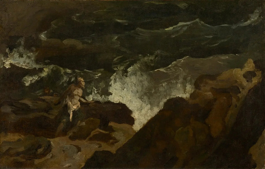Haaksirikkoutunut rannalla (Mylläkkä) - Théodore Géricault