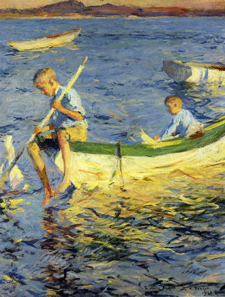 Veneily navigointi Vinalhavenilla - Frank Weston Benson