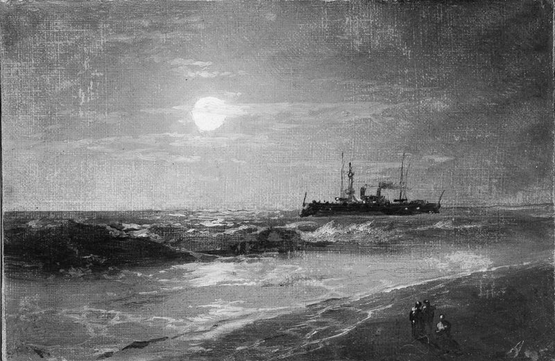 Laiva Kuun Valossa - Ivan Aïvazovski