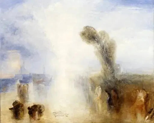 Neapolitan kalastajatyttöjä yllätettynä kylpemässä kuunvalossa - J. M. W. Turner