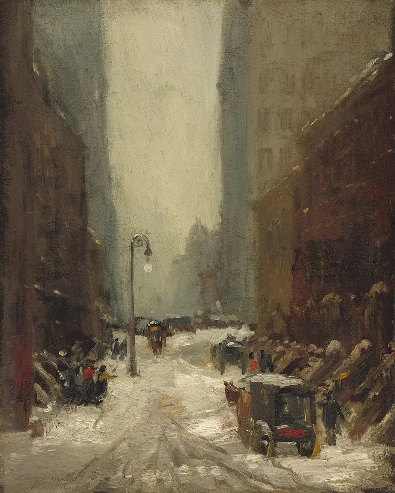 Lumikinos New Yorkissa - Robert Henri