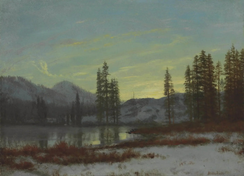 Lumiota Ylävuoristossa - Albert Bierstadt