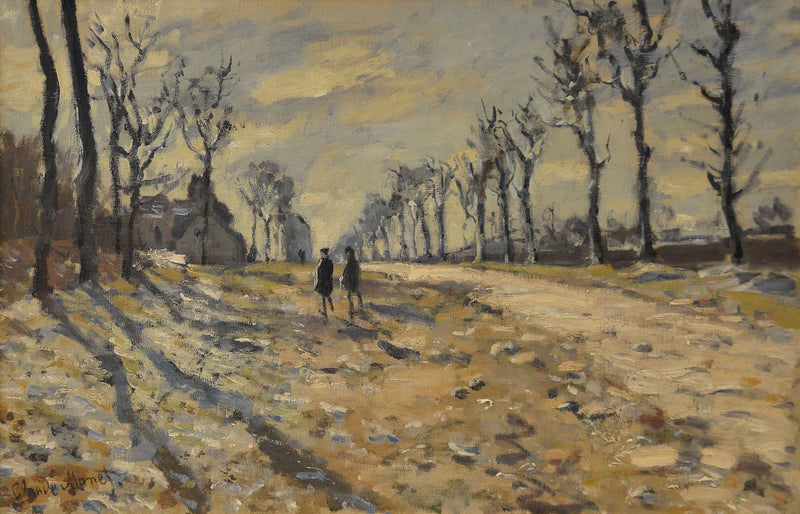 Lumi auringonlaskun aikaan W145 - Claude Monet