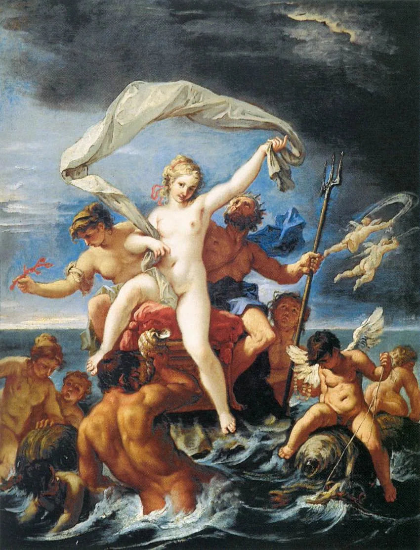 Neptunus ja Amphitrite - Sebastiano Ricci