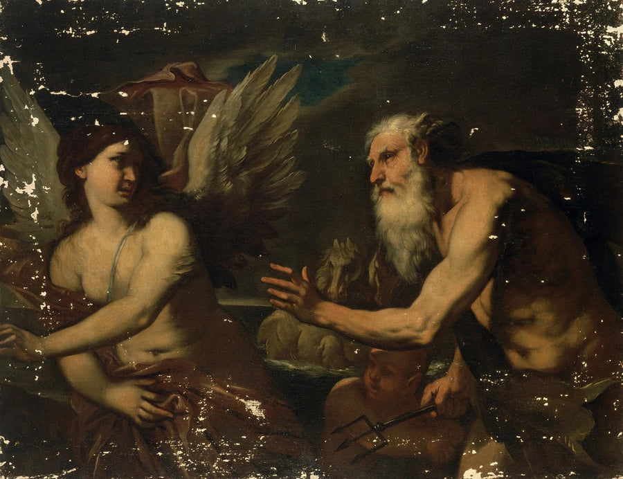 Neptunus ja Coronis - Luca Giordano