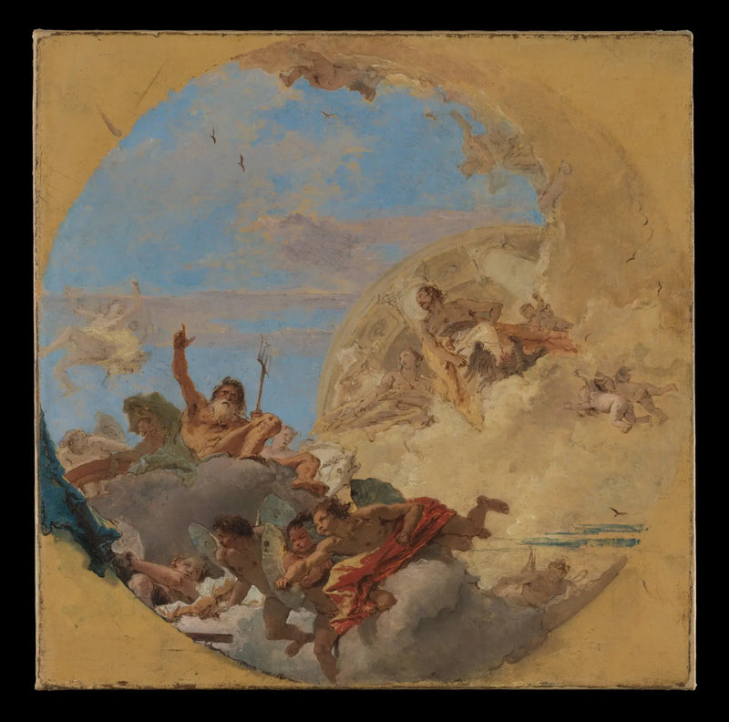 Neptunus ja tuulet - Giovanni Battista Tiepolo