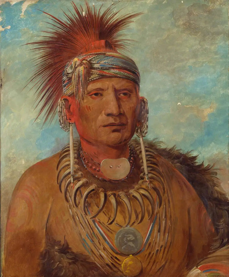 Neu-mon-ya, Sade joka kävelee, Sodanjohtaja - George Catlin