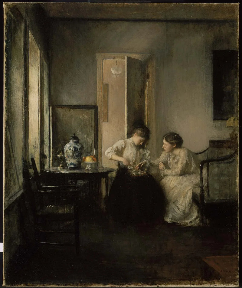 New Englandin sisustus - Edmund Charles Tarbell