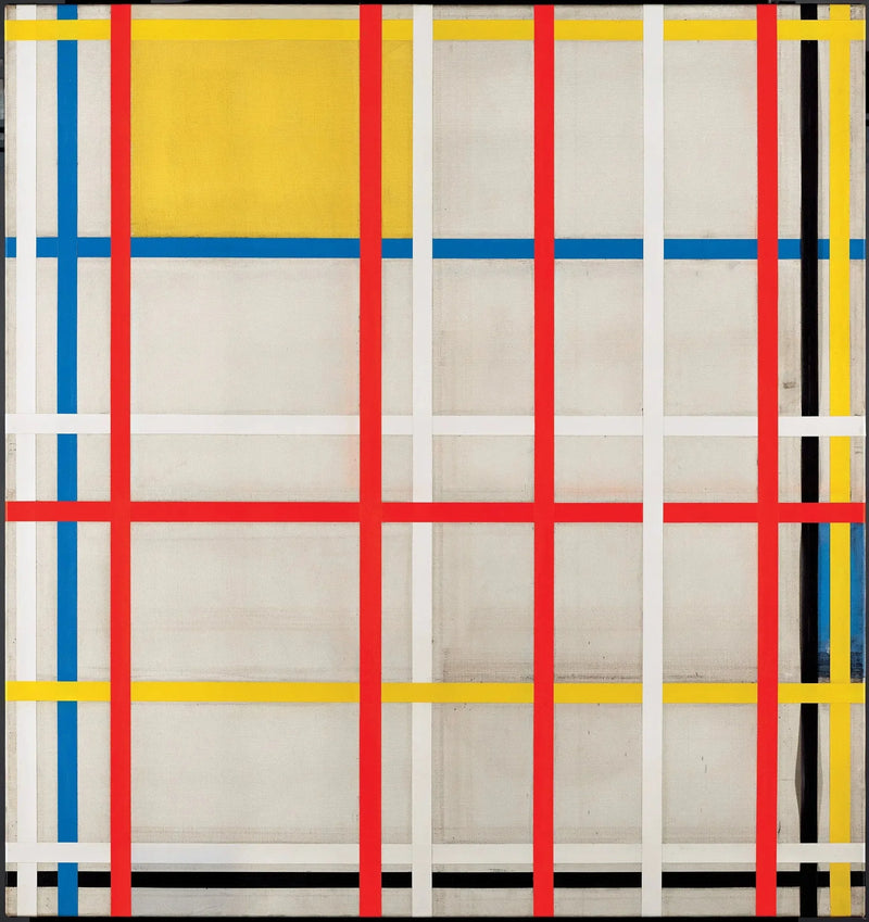 New York City, 3 (kesken) - Piet Mondrian