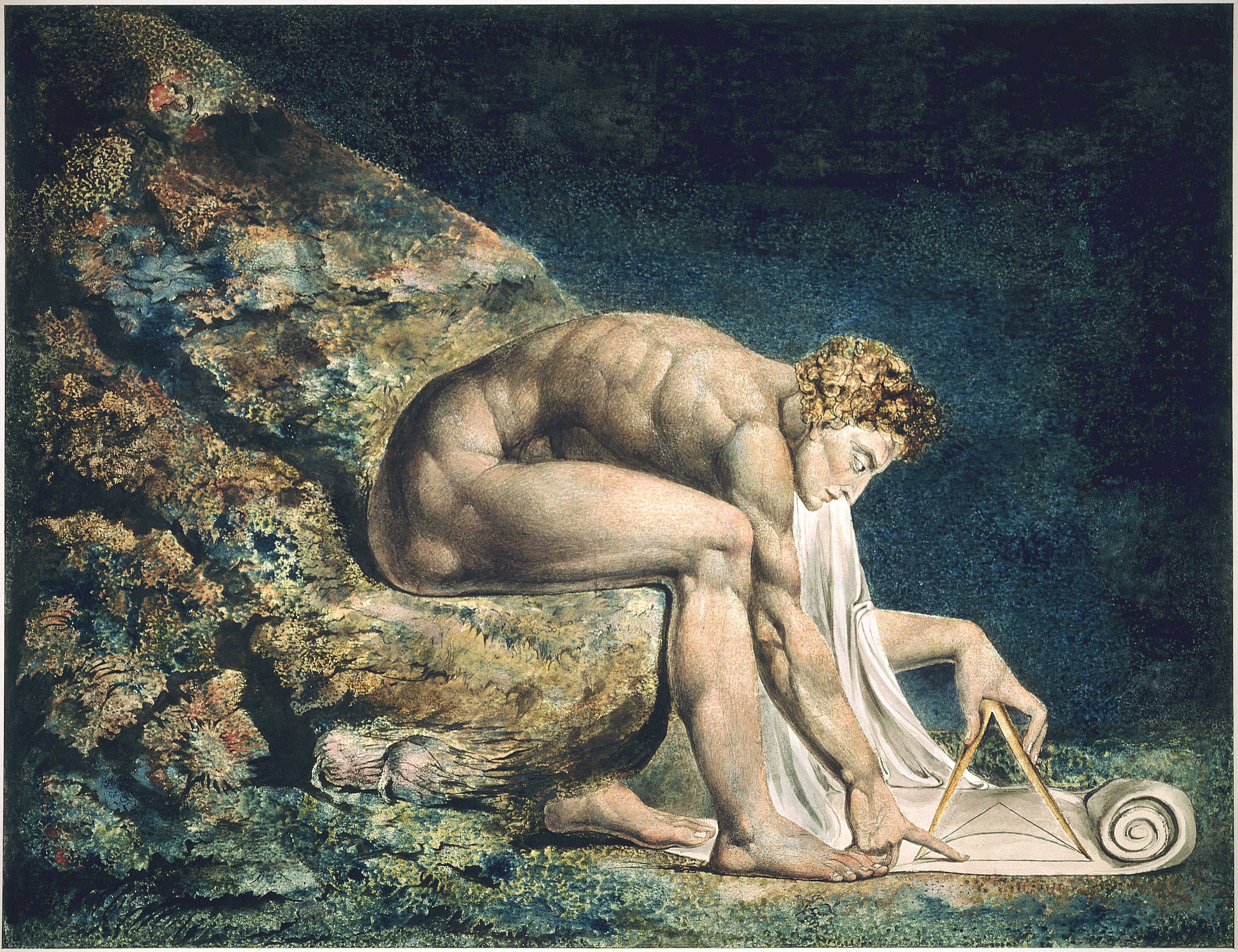 Newton - William Blake - Alpha Reproduction