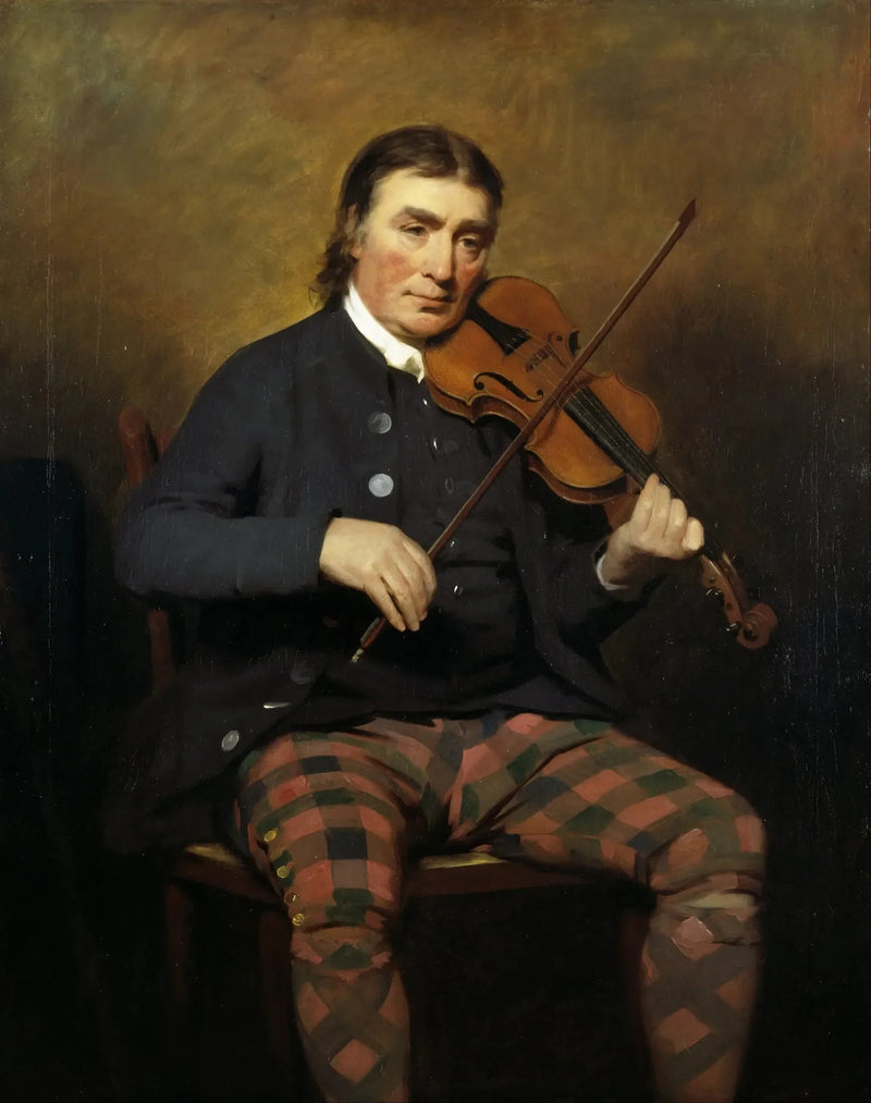 Niel Gow, 1727 - 1807. Viulisti ja säveltäjä - Henry Raeburn