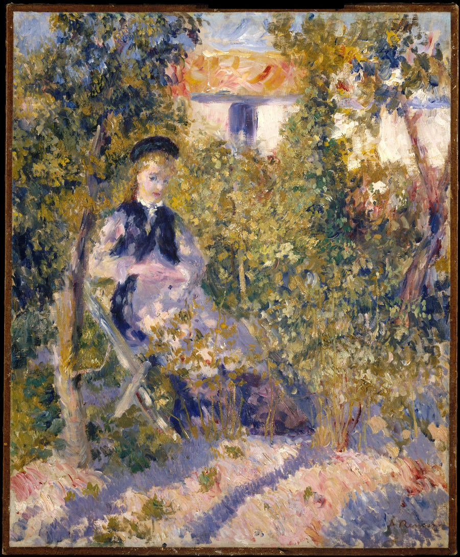 Nini puutarhassa - Pierre-Auguste Renoir