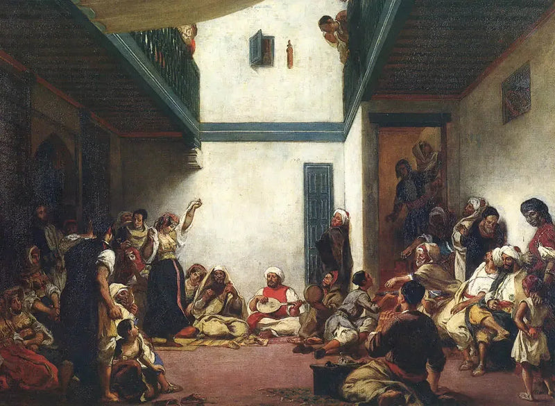 Juutalainen häät Marokossa - Eugène Delacroix
