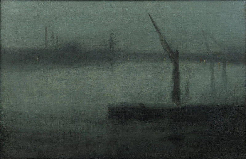 Yö: Sininen ja Hopea — Battersea Reach - James Abbott McNeill Whistler