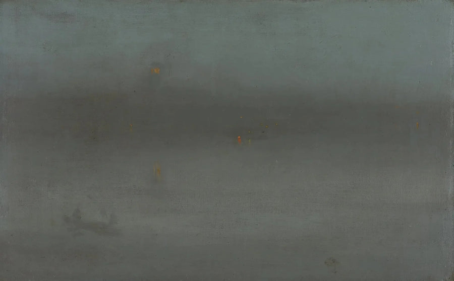 Yö, sininen ja hopea: Battersea Reach - James Abbott McNeill Whistler