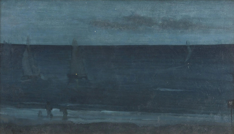 Yö: Sininen ja Hopea — Bognor - James Abbott McNeill Whistler